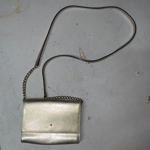 Gold crossbody by Kate Spade